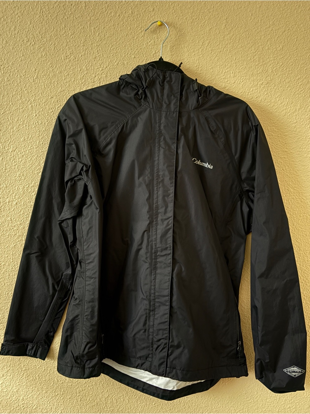 Columbia Black Waterproof Hooded Jacket